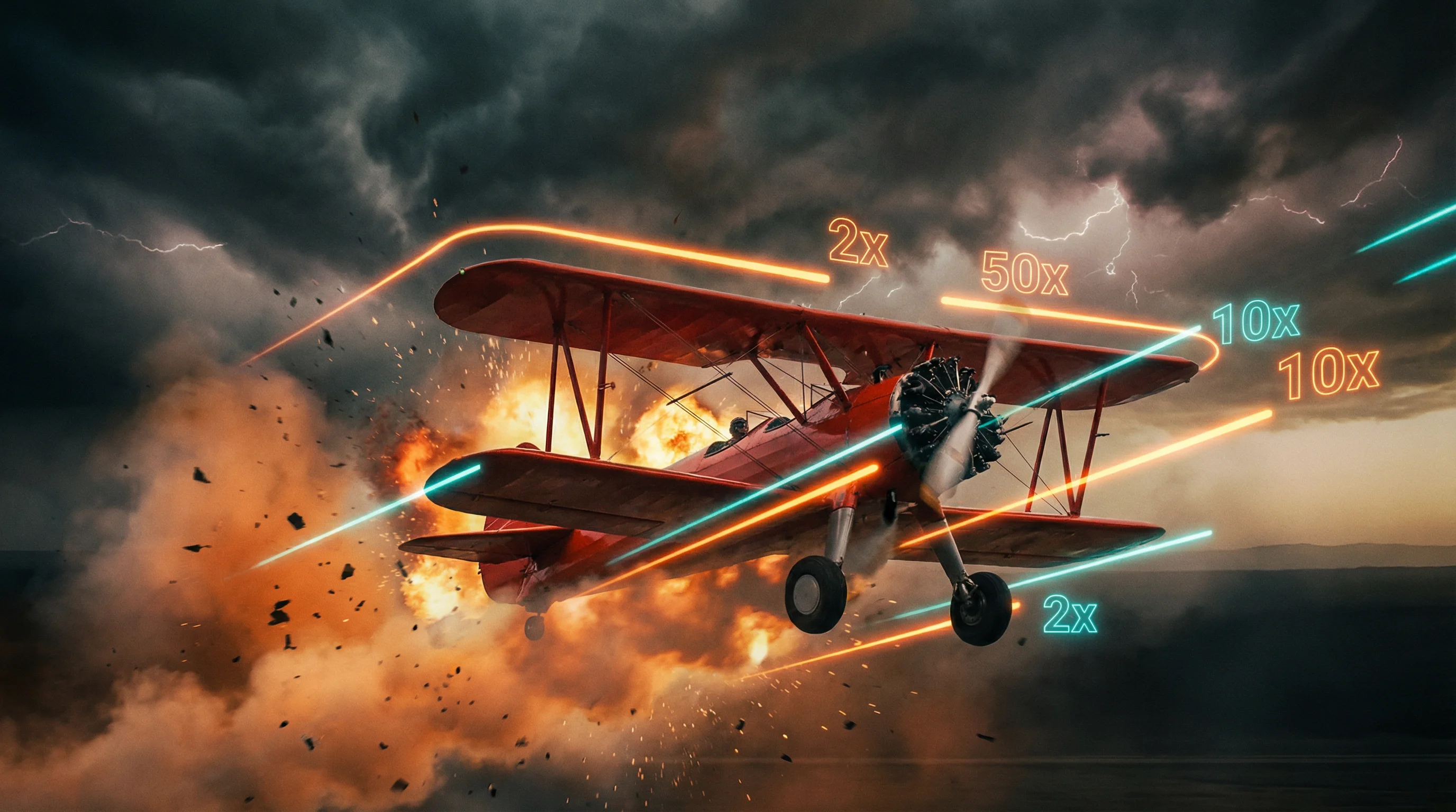 Aviator juego crash YYBet avión despegando con multiplicadores